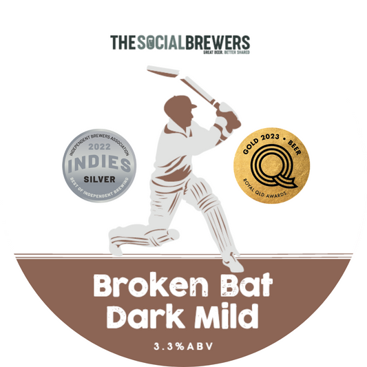 Broken Bat Dark Mild - 500mL Cans - 4 pack